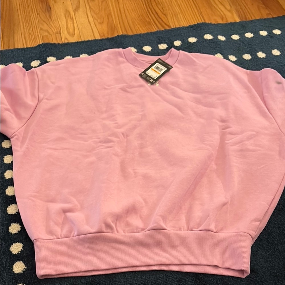 Under Armour Pink Crewneck Sweater Relaxed Fit